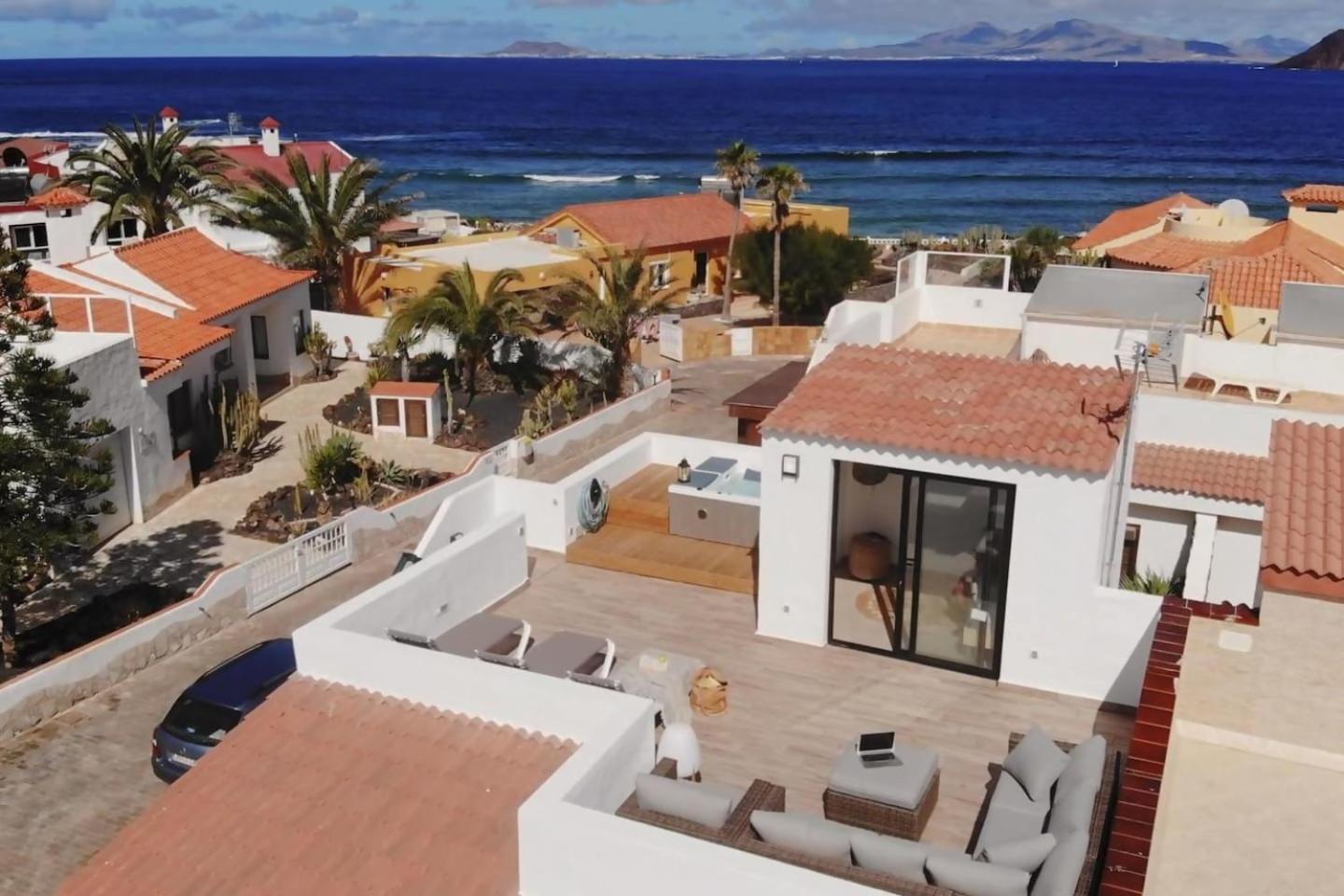 Villa Aloha Jacuzzi Y Vistas Al Mar Corralejo Exterior photo